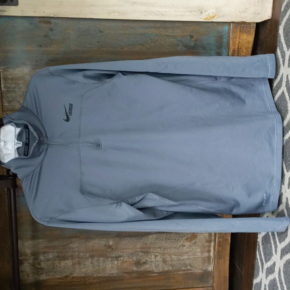 Nike Other - Nike Lacrosse Gray Quarter Zip Pullover - Men's Medium